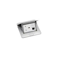 Legrand 3 Module Pop-up Box Aluminium