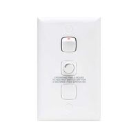 HPM Standard 650VA 3 Speed Vertical Auto Off & Reduced Speed Fan Controller White