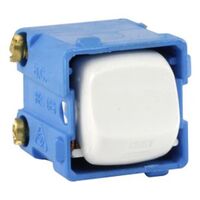 HPM 20A Double Pole Single Throw Rocker Switch White