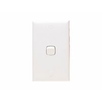 HPM Standard 10A 1 Gang Vertical Single Pole Double Throw Switch White