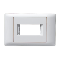 Excel Life - Common plate - Grid & plate For inserts 1x 57x25mm insert white