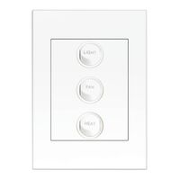 HPM VIVO 10A 3 Gang Instant Heat Controller Switch White