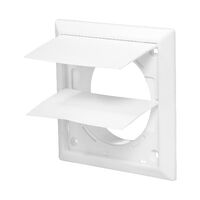 HPM Gravity Ventilation Grille 100mm White