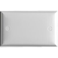 HPM Standard Blank Plate White