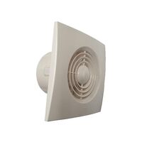 HPM Slimline 100mm Wall Exhaust Fan with Timer White