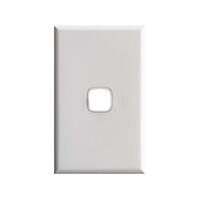 Excel - Grid & plate For 770 series mechanisms - 1 gang gloss white