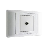 Excel Life - Common plate - Data, audio & video socket audio outlet female 3.5mm white