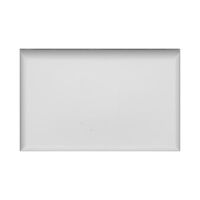 Excel - Switch coverplate blank gloss white