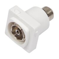 HPM Female to PAL F Connector Socket White
