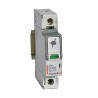 Surge protection device of sub distribution boards T2 - Imax: 20kA/pole Up:2.1kv Uc: 440V a.c. 1P without remote status monitoring - 1 module