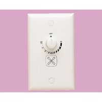 HPM 100VA 3 Speed Vertical Fan Controller White
