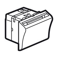 Arteor hotel equipment - BUS/SCS - Radio Frequency Identification Device (RFID) keycard switch - 2 modules - white