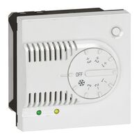 Arteor - BUS probes - from 3 °C to 40 °C with knob - 2 modules - white