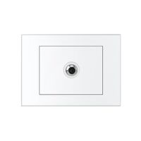 HPM VIVO 1 Gang Coaxial TV Outlet White