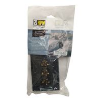 HPM VIVO 10A 3 Gang Vertical Rocker Switch Plate Dark Grey