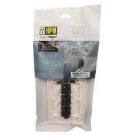 HPM VIVO 10A 3 Gang Vertical Rocker Switch Plate White