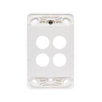 HPM VIVO 4 Gang Switch Grid White