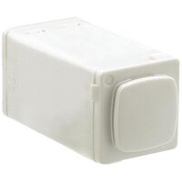 HPM 450W 2 Wire Secondary Universal Push Button Mechanism White