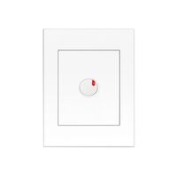 HPM VIVO 350VA 3 Wire Push Button Cover Plate Grey