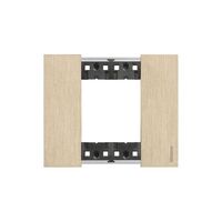 Bticino Living Now 2 Module Coverplate Gold