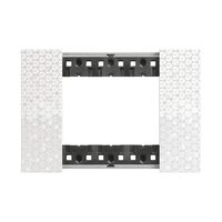 Bticino Living Now 3 Module Coverplate Pixel