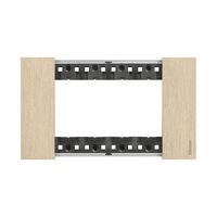 Bticino Living Now 4 Module Coverplate Gold