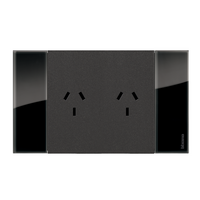 Bticino Living Now 4 Module Double Powerpoint Coverplate Night
