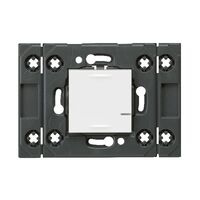 ARTEOR Wireless Switch Mechanism - Horizontal 2 Module with Grid - White