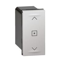 ARTEOR Smart Blind Switch Mechanism - 1 Module 3 Wire - Soft Aluminium