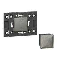 ARTEOR Gateway + Wireless Master Switch Mechanism - Horizontal 2 Module with Grid - Magnesium