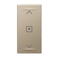 ARTEOR Smart Blind Switch Mechanism - 1 Module 3 Wire - Champagne