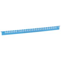 MEMOCAB - Markers for wiring numbers - colour code 2.5x2.5mm blue number 6 slide-in pack of 600
