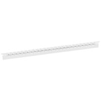 MEMOCAB - Markers for wiring black capital letters on white background 2.5x2.5mm letter J slide-in pack of 240