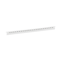 MEMOCAB - Markers for wiring black capital letters on white background 2.5x2.5mm letter N slide-in pack of 240