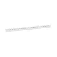 MEMOCAB - Markers for wiring black capital letters on white background 2.5x2.5mm letter S slide-in pack of 240