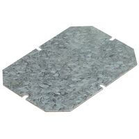 Accessory - metal mounting plate - 1.5mm thickness 155x110mm for IP55/66 plastic boxes 350xx/359xx series