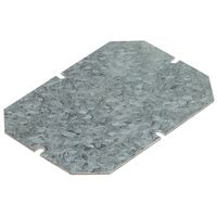 Accessory - metal mounting plate - 1.5mm thickness 180x140mm for IP55/66 plastic boxes 350xx/359xx series