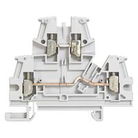 Viking 3 - 2 connections on 2 levels grey 0.25 to 4mm² rigid - 0.25 to 2.5mm² flexible - 5mm pitch