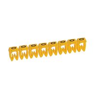 CAB3 - Markers for terminal blocks and wiring 0.5 to 1.5mm² black letters on yellow background 0.5-1.5mm² letter O pack of 300