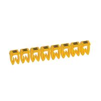 CAB3 - Markers for terminal blocks and wiring 0.5 to 1.5mm² black letters on yellow background 0.5-1.5mm² letter W pack of 300