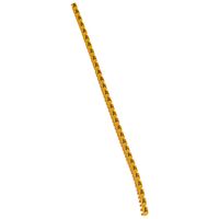 CAB3 - Markers for wiring 1.5 to 2.5 mm² black letters on yellow background 1.5-2.5mm² letter A pack of 300
