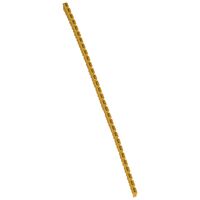 CAB3 - Markers for wiring 1.5 to 2.5 mm² black letters on yellow background 1.5-2.5mm² letter E pack of 300
