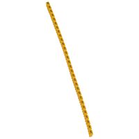 CAB3 - Markers for wiring 1.5 to 2.5 mm² black letters on yellow background 1.5-2.5mm² letter K pack of 300
