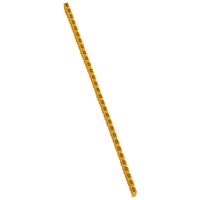 CAB3 - Markers for wiring 1.5 to 2.5 mm² black letters on yellow background 1.5-2.5mm² letter O pack of 300