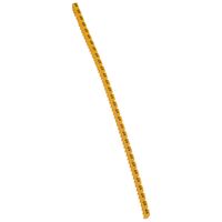 CAB3 - Markers for wiring 1.5 to 2.5 mm² black letters on yellow background 1.5-2.5mm² letter S pack of 300