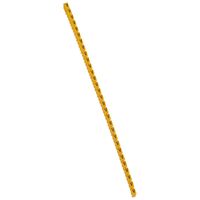 CAB3 - Markers for wiring 1.5 to 2.5 mm² black letters on yellow background 1.5-2.5mm² letter V pack of 300
