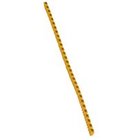 CAB3 - Markers for wiring 1.5 to 2.5mm² black letters on yellow background 1.5-2.5mm² letter W pack of 300