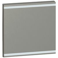 Arteor - MyHOME - Square key cover BUS/SCS - without marking - 2 modules - magnesium