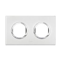 ARTEOR SCS Round 2 Module Horizontal Coverplate White