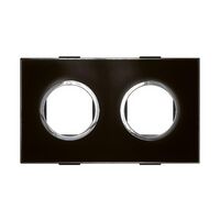 ARTEOR SCS Round 2 Module Horizontal Coverplate Mirror Black